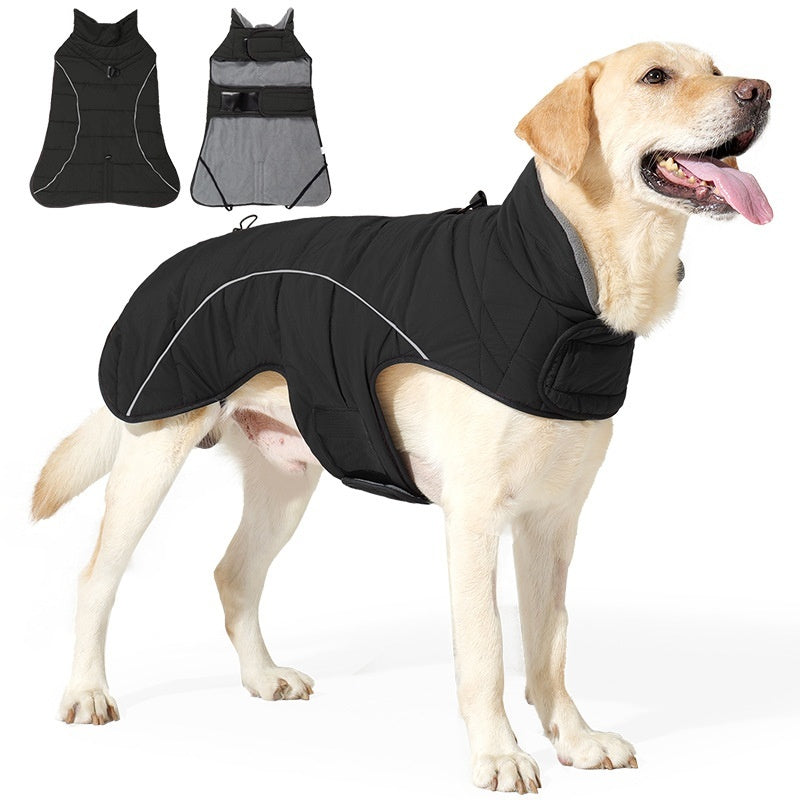 New Winter Pet Clothing Thickened Double-Layer Insulated Vest Jacket
