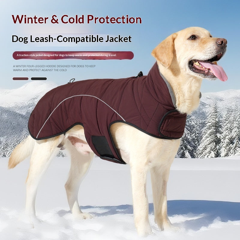 New Winter Pet Clothing Thickened Double-Layer Insulated Vest Jacket