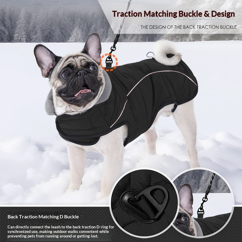 New Winter Pet Clothing Thickened Double-Layer Insulated Vest Jacket